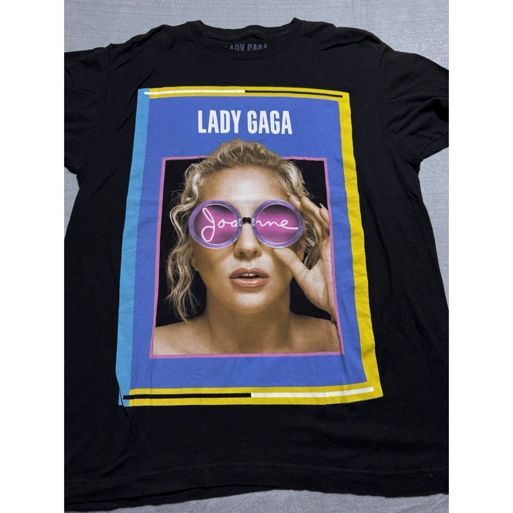 New Lady Gaga Joanne World Tour 2017‎ Shirt Double Sided Cities Size Large